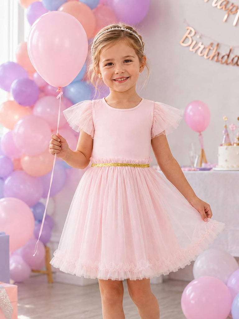Toddler Tutu Dress Girls Princess Dresses Birthday Party Outfit