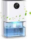Dehumidifier, 1500ML (50 OZ) Small Dehumidifier for Home (300 Sq. Ft), Quiet with Auto Shut Off