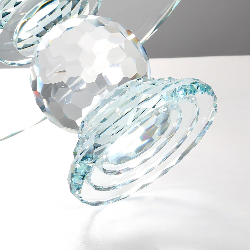 Crystal Glass Cake Stand, 11" Cake Display Stand Decorating Supplies