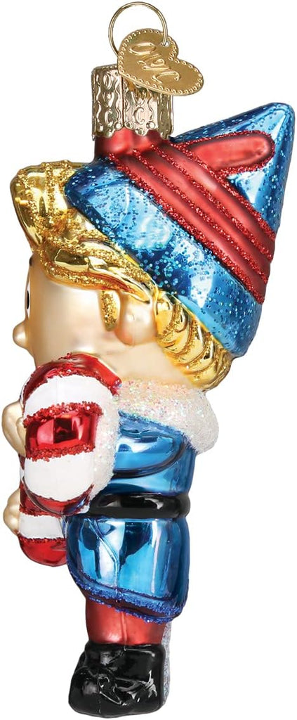 Hermey The Elf Glass Blown Ornament, Handcrafted Holiday Decoration, Rudolph Collection - Set of 15
