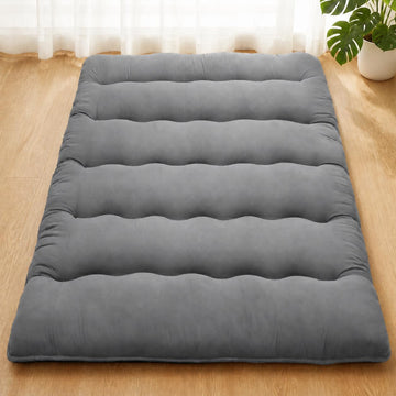 Japanese Floor Mattress, 4'' Thick Foldable Futon Mattress