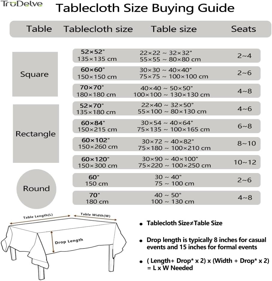 52 x 70 Cloth Tablecloths Rectangular Blue Table Coth Rectangle Table Summer Farmhouse Cotton Tablec