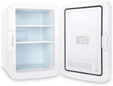 10L Mini Fridge for Bedroom - Car, Office Desk & College Dorm Room - 12v Portable Cooler & Warmer for Food, Drinks