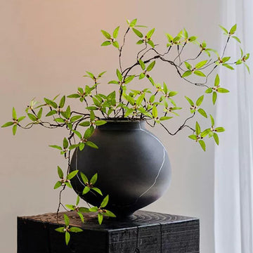 Artificial Plants, 4PCS 43.3" Green Faux Branches for Vase, Faux Greenery Stems Vase Branches Fake Plants Artificial