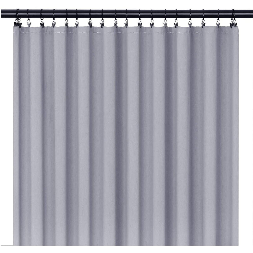 Openable Curtain Rings with Clips 1.5 inch Interior Diameter 24 Pack Rustproof Metal Hangers Ring Decorative Drapery