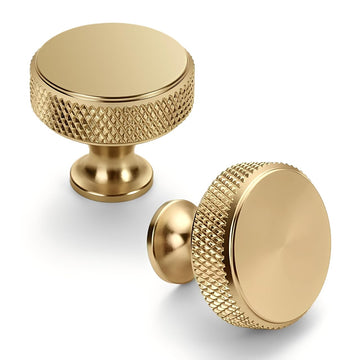 10 Pack Champagne Bronze Kitchen Cabinet Knobs Knurled Dresser Knobs Drawer Pulls Cabinet Hardware Aluminum Knob