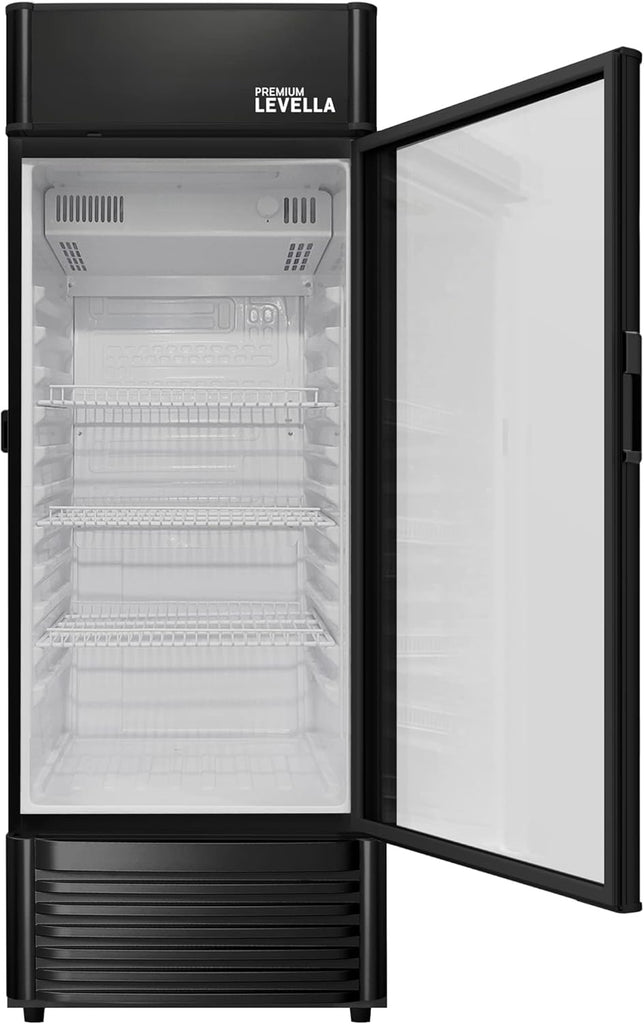 PRF657DX Glass Door Display Refrigerator 6.5 cu ft Commercial Beverage Cooler Me