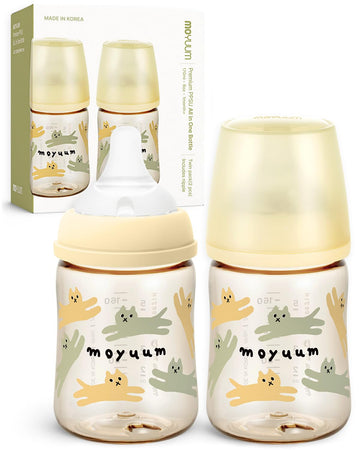 3rd Gen PPSU Baby Bottle | Premium Anti-Colic Feeding Bottle, Microplastic & BPA Free, Natural Fit Breastfeeding