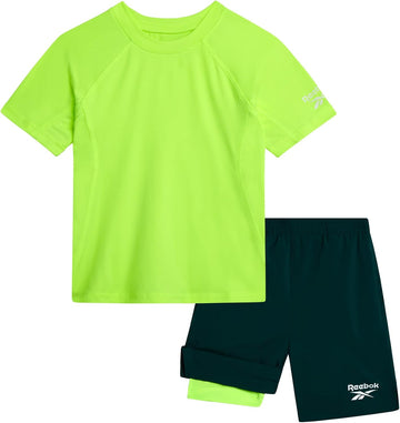 Toddler Boys Piece Short Set - Tee & Shorts Summer Activewear