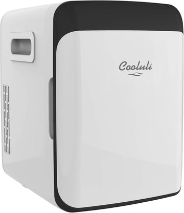 10L Mini Fridge for Bedroom - Car, Office Desk & College Dorm Room - 12V Portable Cooler & Warmer for Food, Drinks