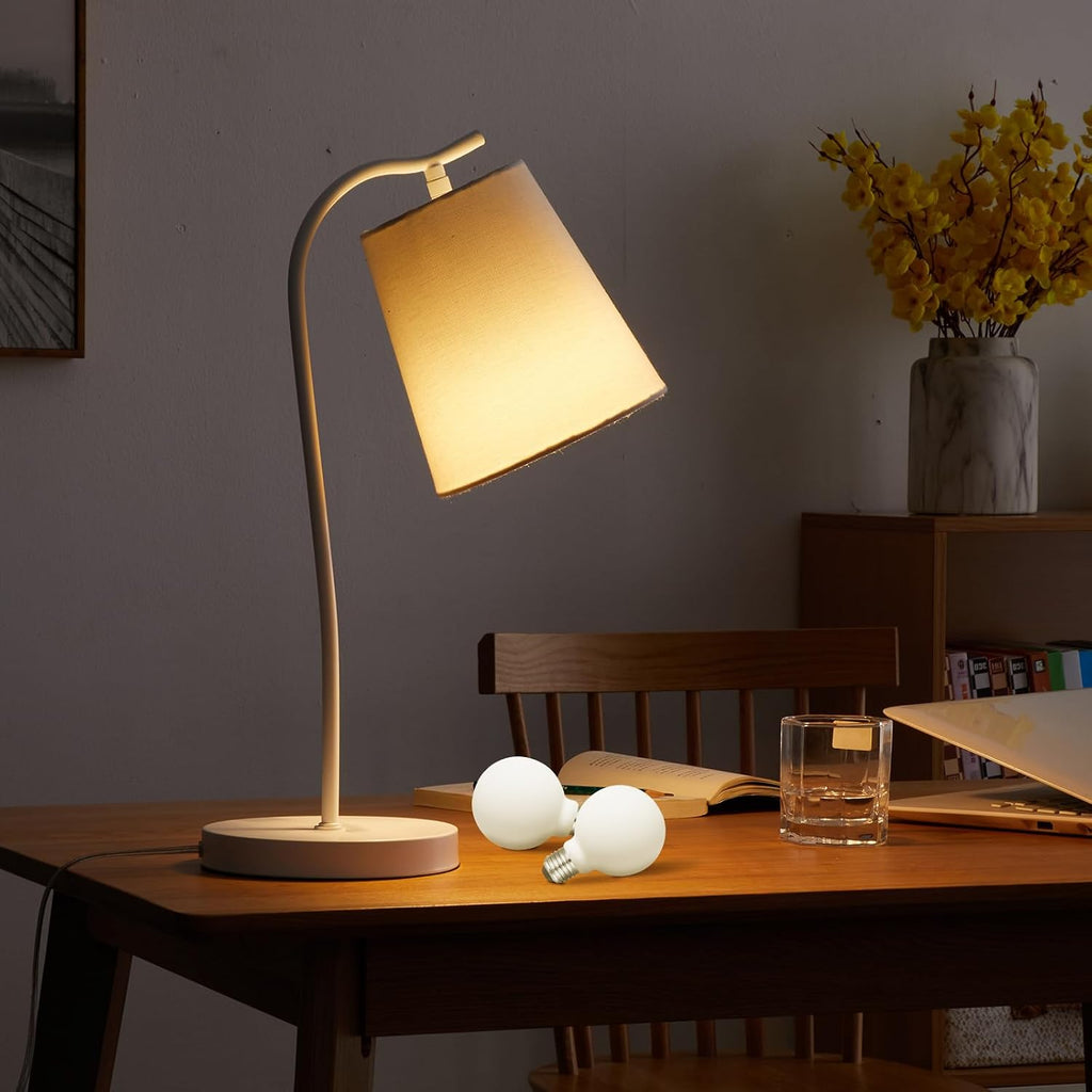 LED Light Bulb G25/G80 Dimmable Flick-Free Matt Porcelain White 120V 6W 2700K CRI95 High Color Accuracy Light Globe