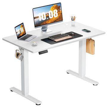 Electric Standing Desk, Computer Desk, 40x24 Inch