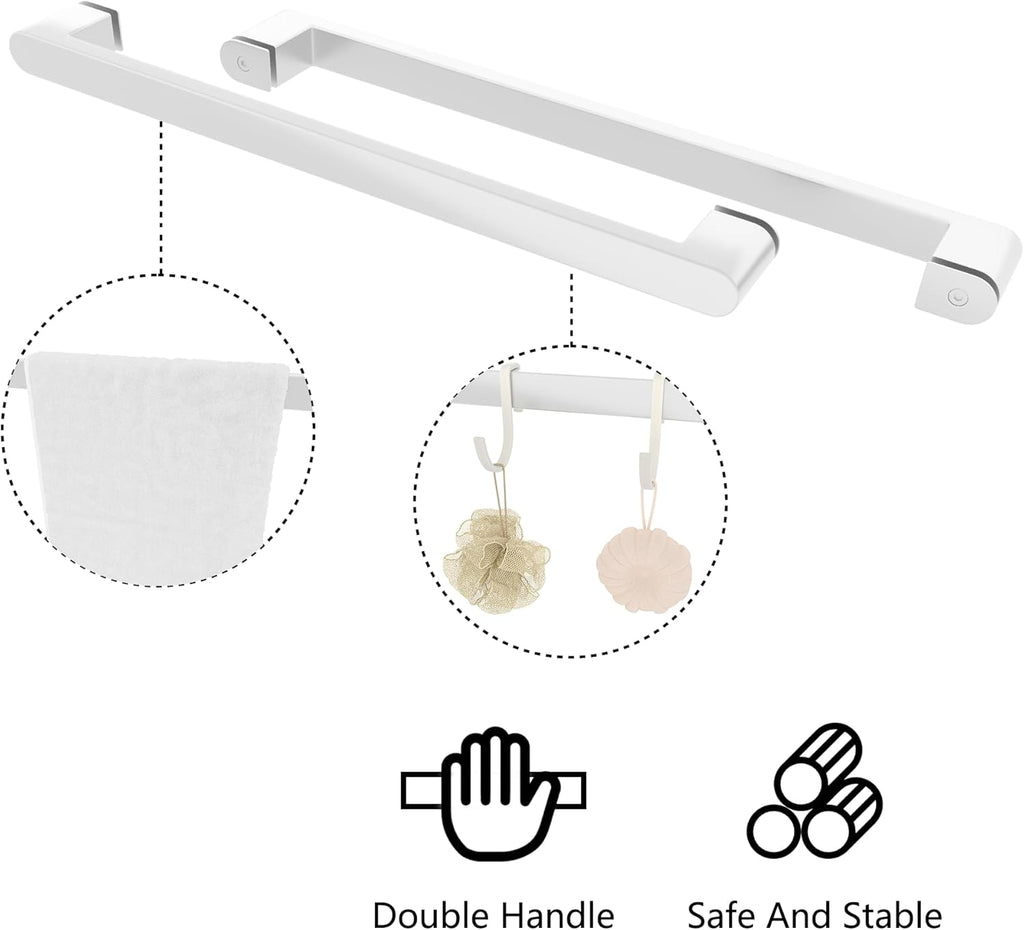 Double Sliding 56-60" W×72" H Shower Door