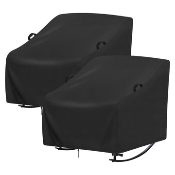Outdoor Rocking Chair Cover, Custom Size, 2-Pack