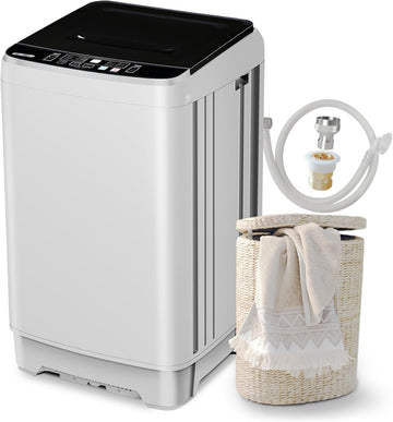 Portable Washing Machine 17.7lbs Full Automatic Portable Washer Machine for Apartment, 10 Wash Program Tub