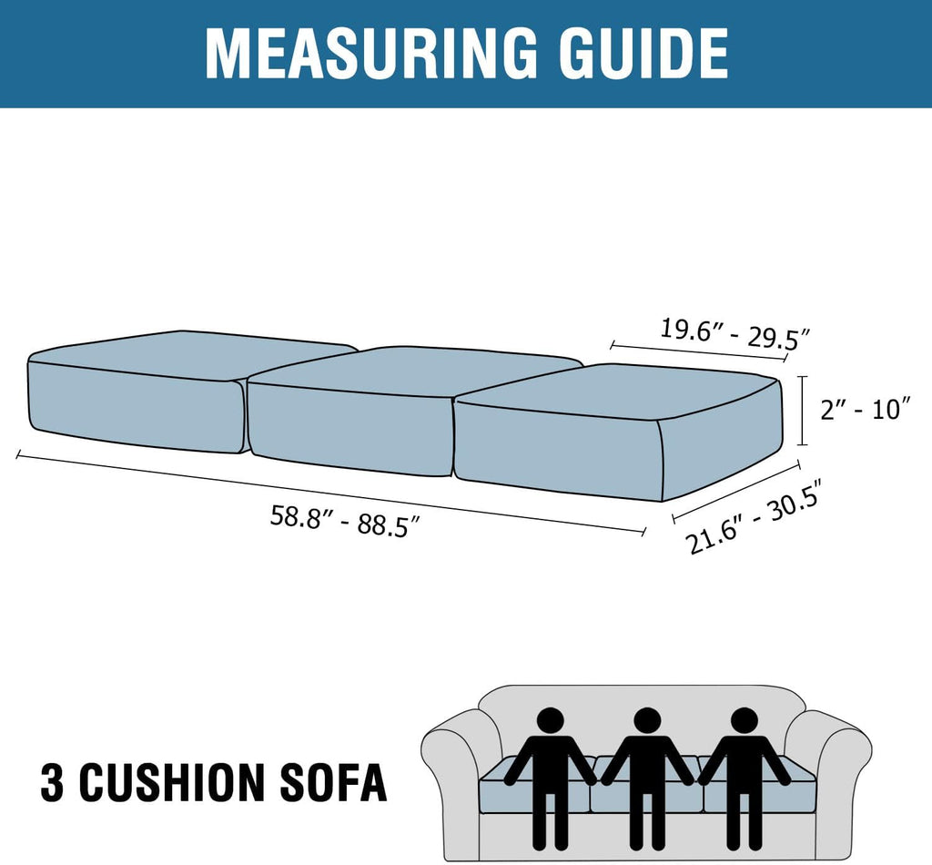 Velvet Stretch Couch Cushion Cover Plush Cushion Slipcover for Chair Loveseat Sofa Cushion Furniture Protector Seat