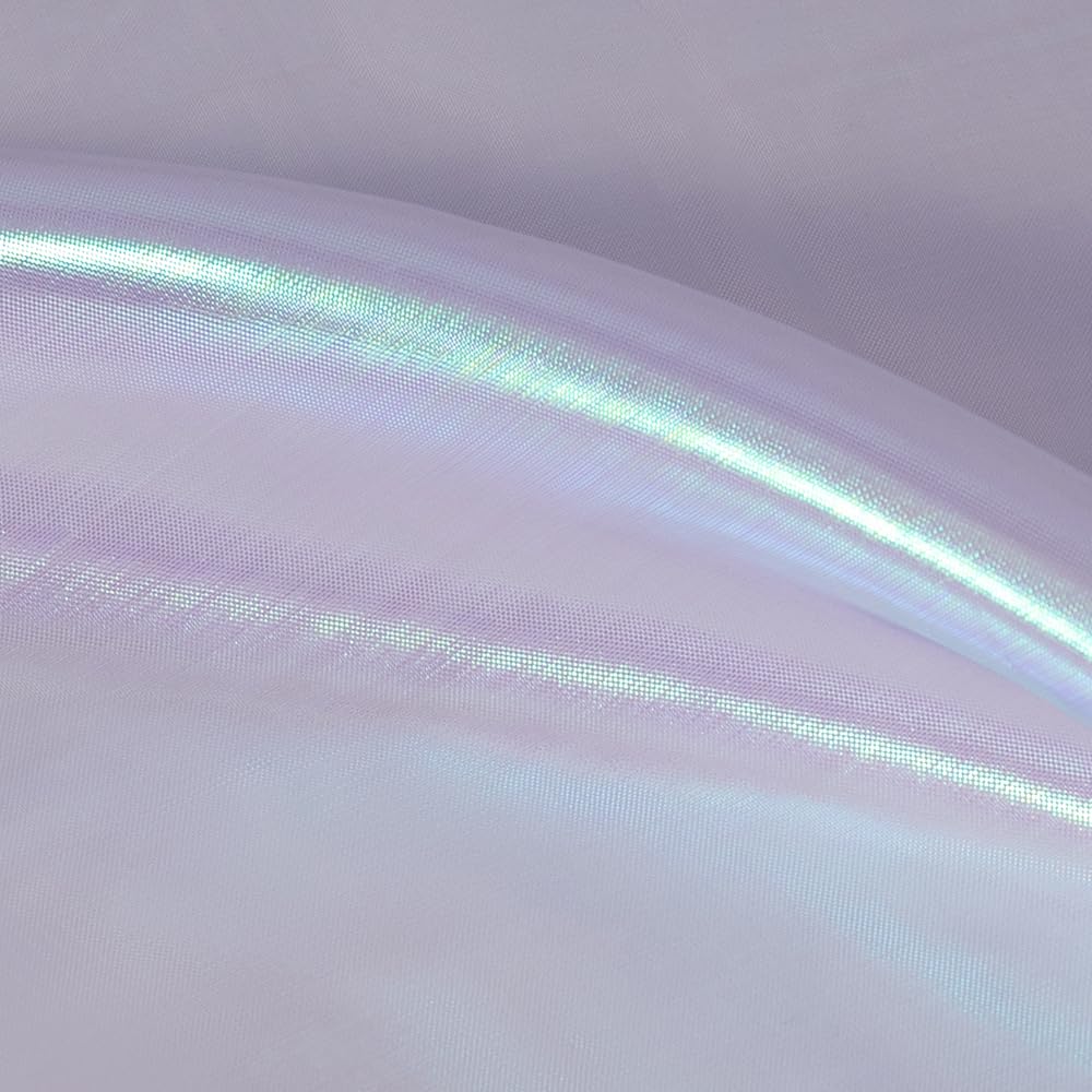 Translucent Iridescent Fabric, Silky Liquid Organza Fabric, 44" Wide 3 Yards