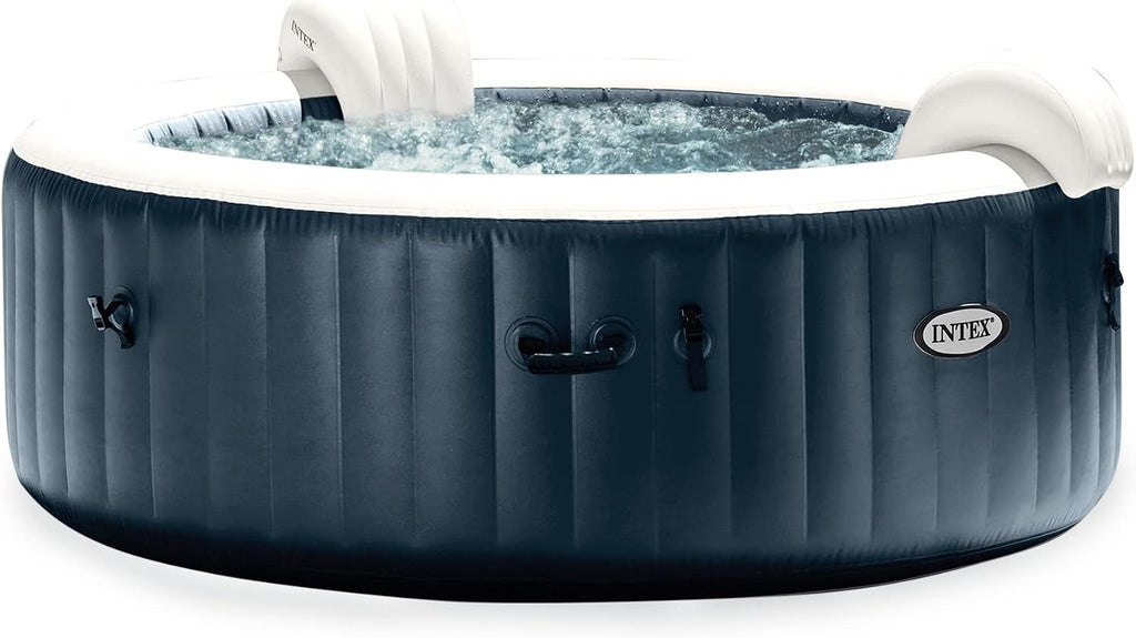 PureSpa Plus 6 Person Portable Inflatable Hot Tub Bubble Jet Spa with 6 Type S1 PureSpa Easy Set Pool Filter