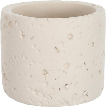 Concrete Match Jar for Fire Pit - Modern Candles Matchstick Organizer - Empty Minimalist Match Holder for Party