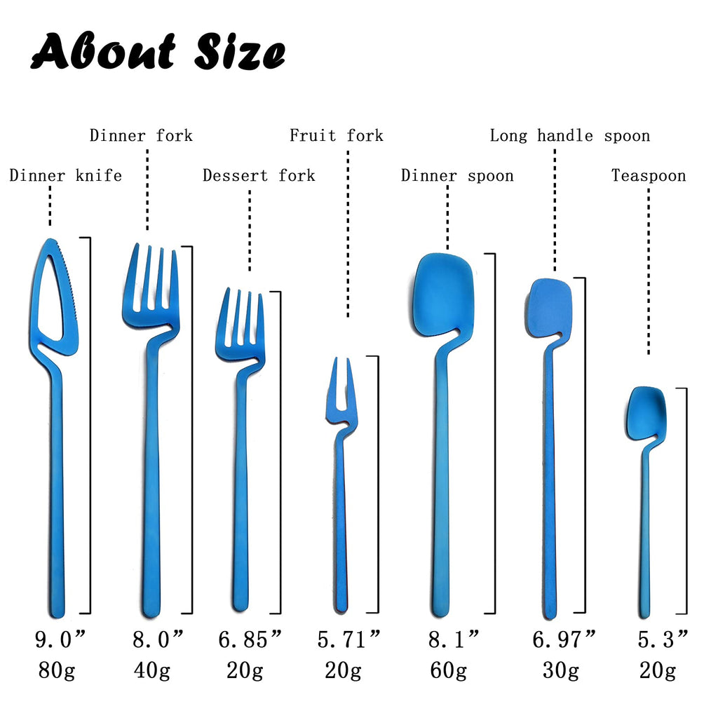 Hanging Cup Silverware Set, Satin Finish 28-Piece 304 Stainless Steel Flatware set, Tableware Cutlery Set Service for