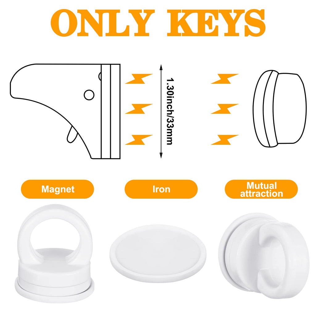 8 Set Magnetic Cabinet Lock Keys Safety Proofing Magnet