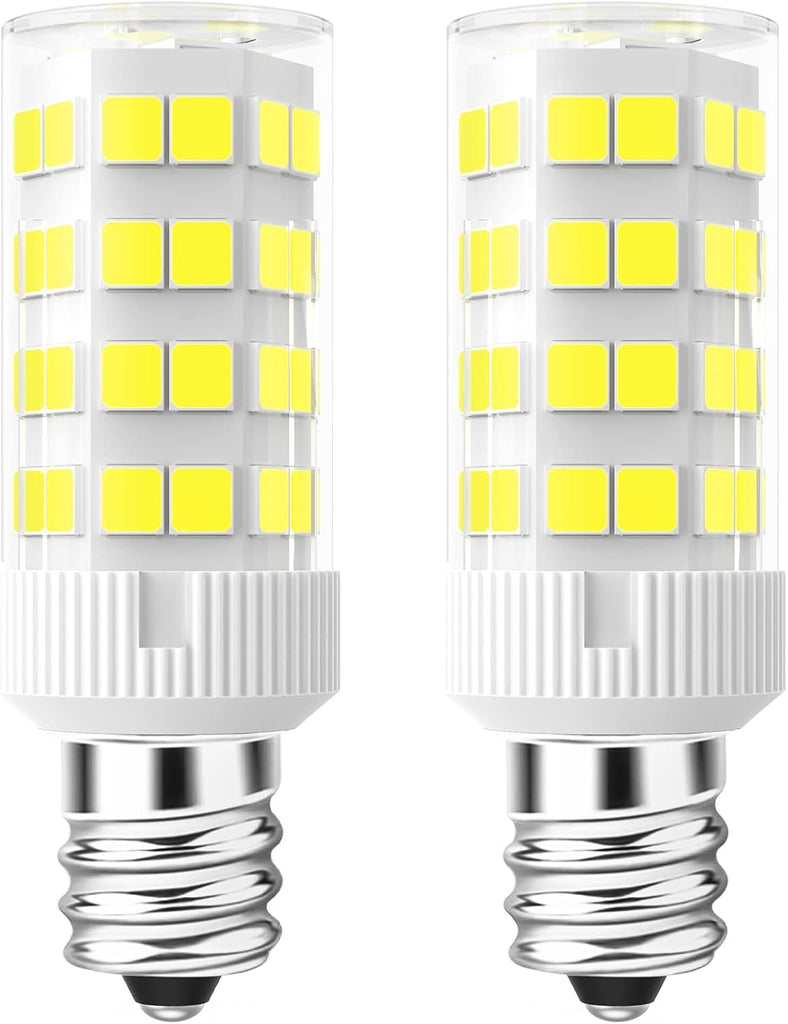 E12 LED Bulb 5W Equivalent to 40W C7 Replacement Bulbs Clear Type B Candelabra Base Daylight White 6000K Non-Dimmable