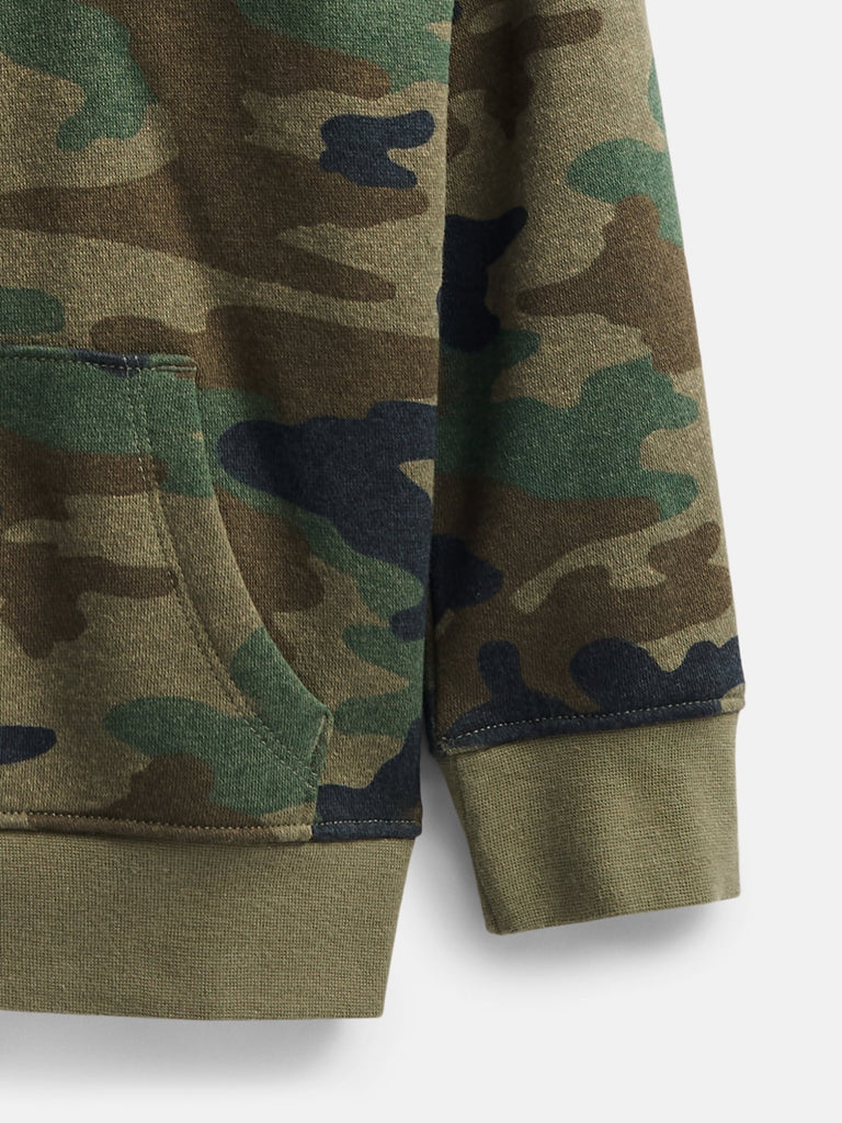 Toddler Boys Fleece Hoodie and Cargo Pants Set, 2 Piece