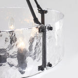 6-Light 19.69'' Dimmable Modern Drum Candle Chandelier