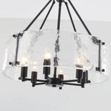 6-Light 19.69'' Dimmable Modern Drum Candle Chandelier
