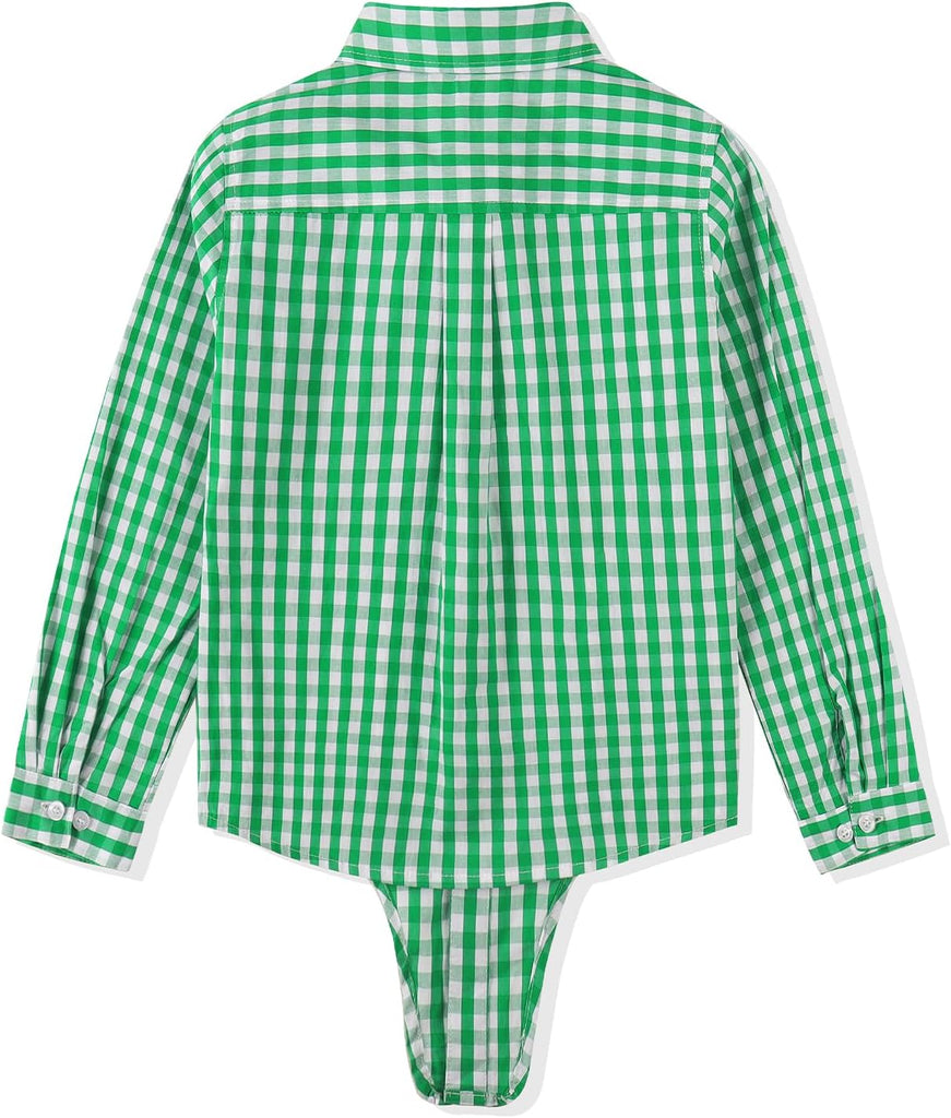 Girls Long Sleeve Button Down Shirt Tie Front Blouse Tops