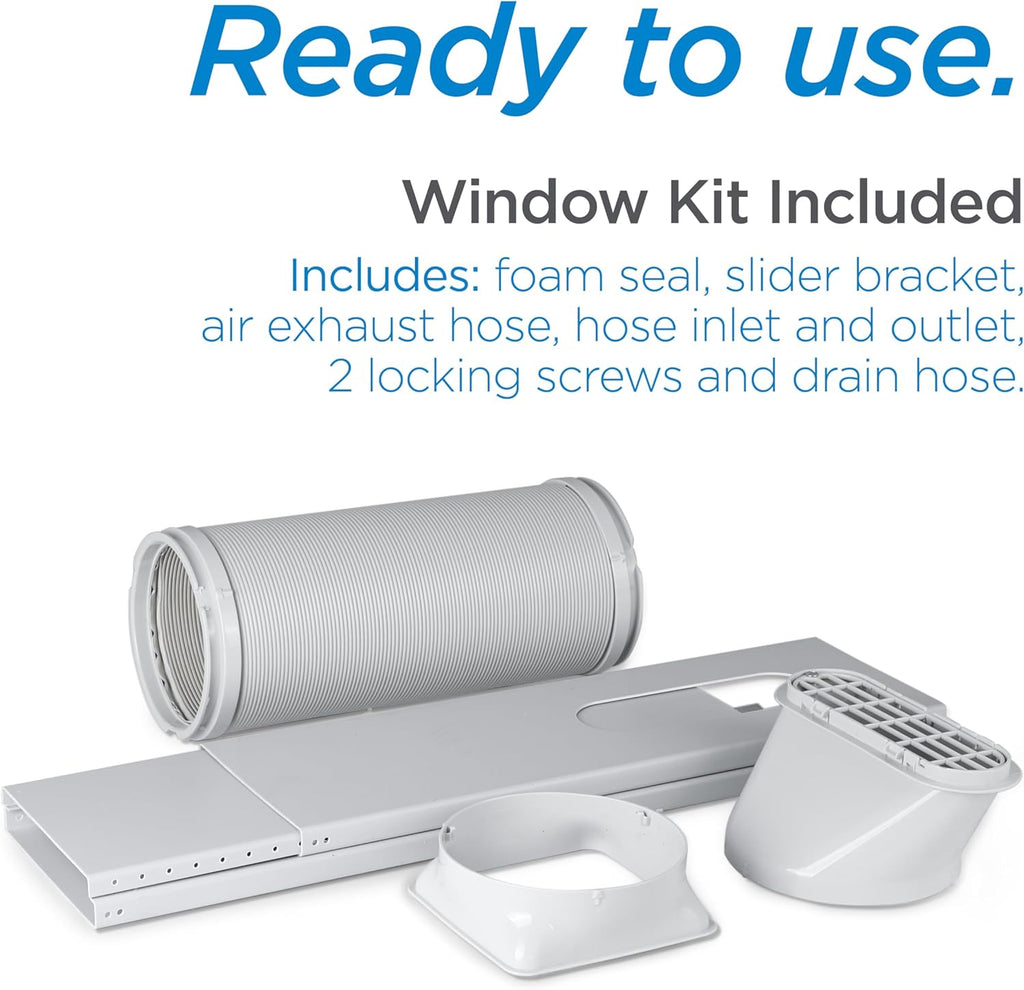 Portable Air Conditioner with Heat, 14,000 BTU with 12,000 BTU Heating for Rooms Up To 700 Sq. Ft.