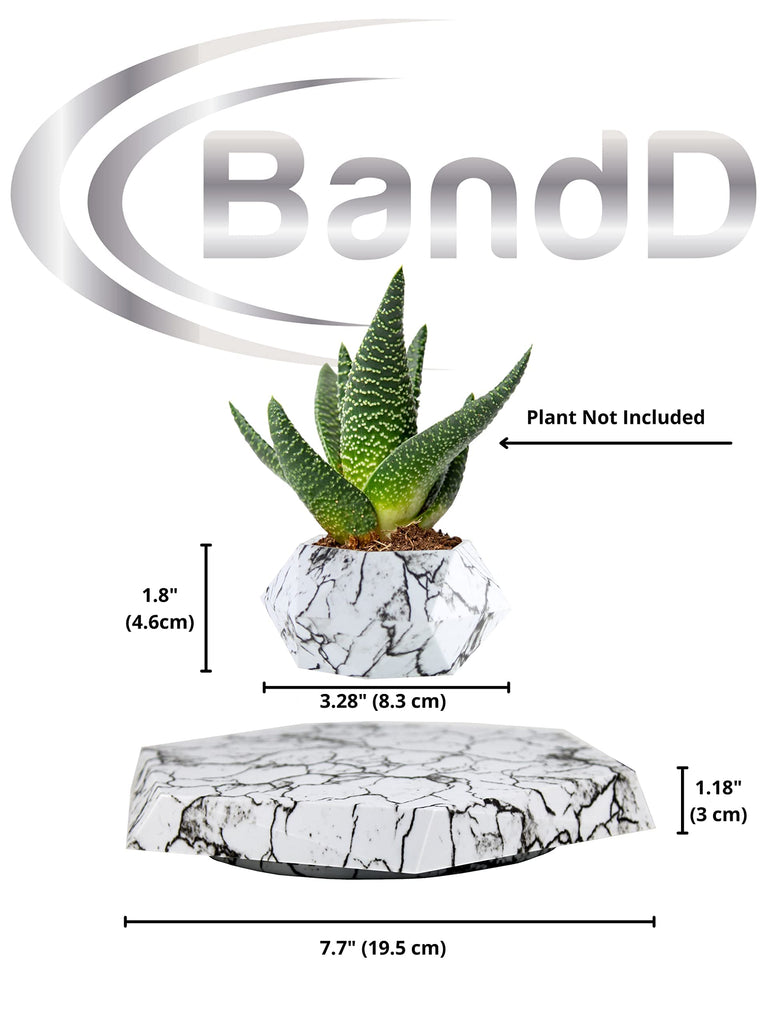 Levs Floating Pots for Plants - Levitating Pot - Levitating Planter for Bonsai, Succulents, Air Plants - Floating
