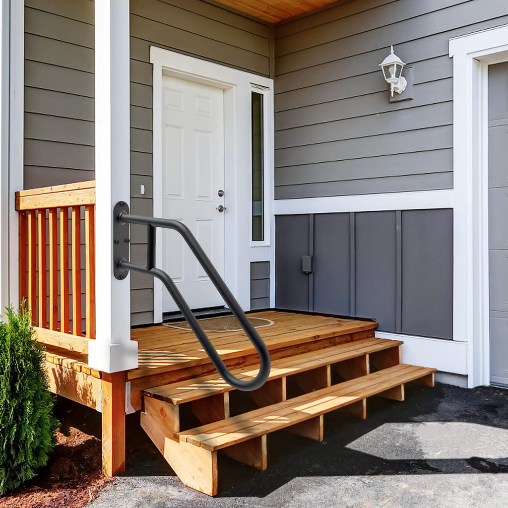 Heavy Duty Wall Mount Handrails for Indoor Outdoor 1-3 Steps