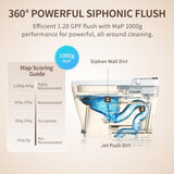 Smart Toilet Auto Open & Close One Piece Tankless Toilet with Bidet Built in Auto Flush Warm Water Air Dryer Heated