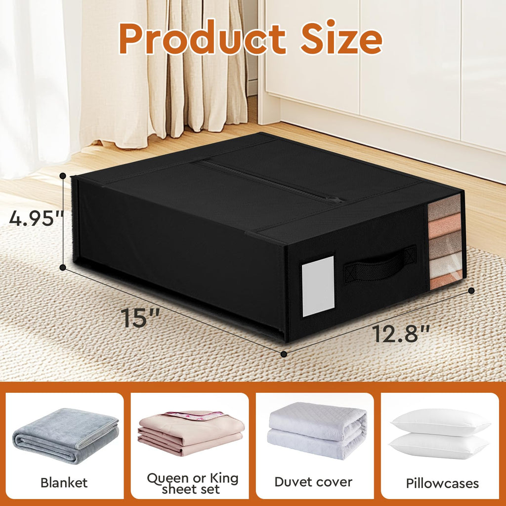 Bed Sheet Closet Organizers and Storage Under Bed Storage