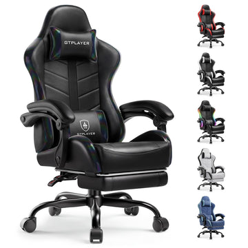 Gaming Chair, Computer Game Chair for Adults, Iridescent Black