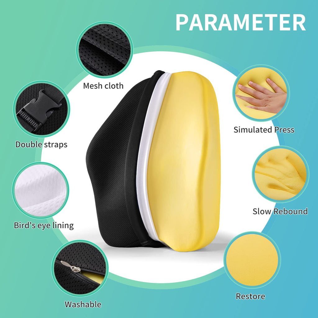 Lumbar Support Pillow Chair Back Support Pillow for Chair Car Seat Back Support Ergonomic Back Chair Pillow Desk