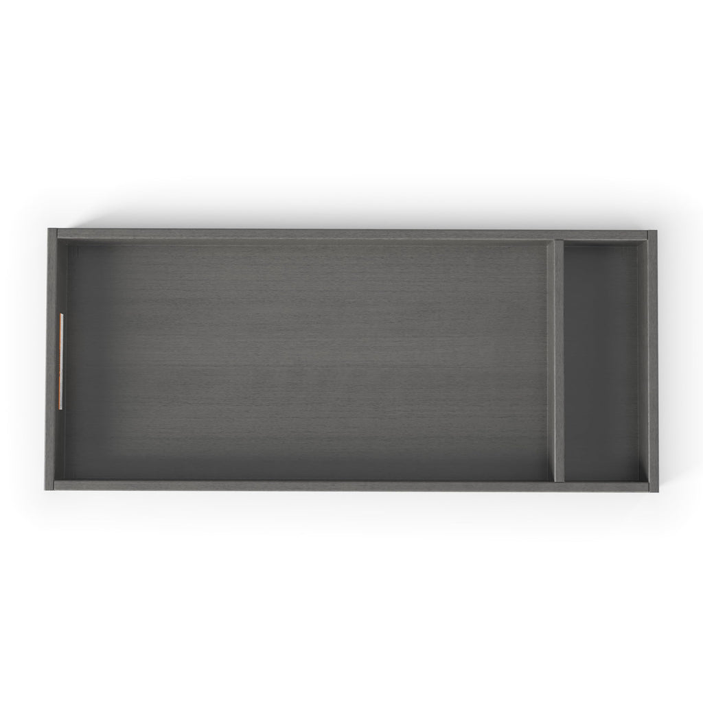 Universal Changing Table Toppers, Attach to Dresser for Diapering Surface (Midnight Gray)