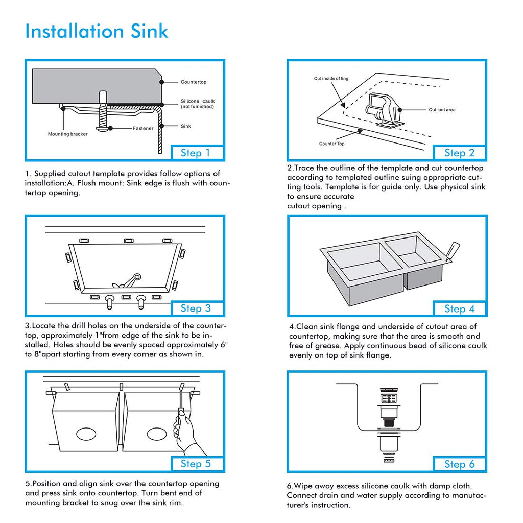 18 Inch Undermount Bar Sink, Stainless Steel