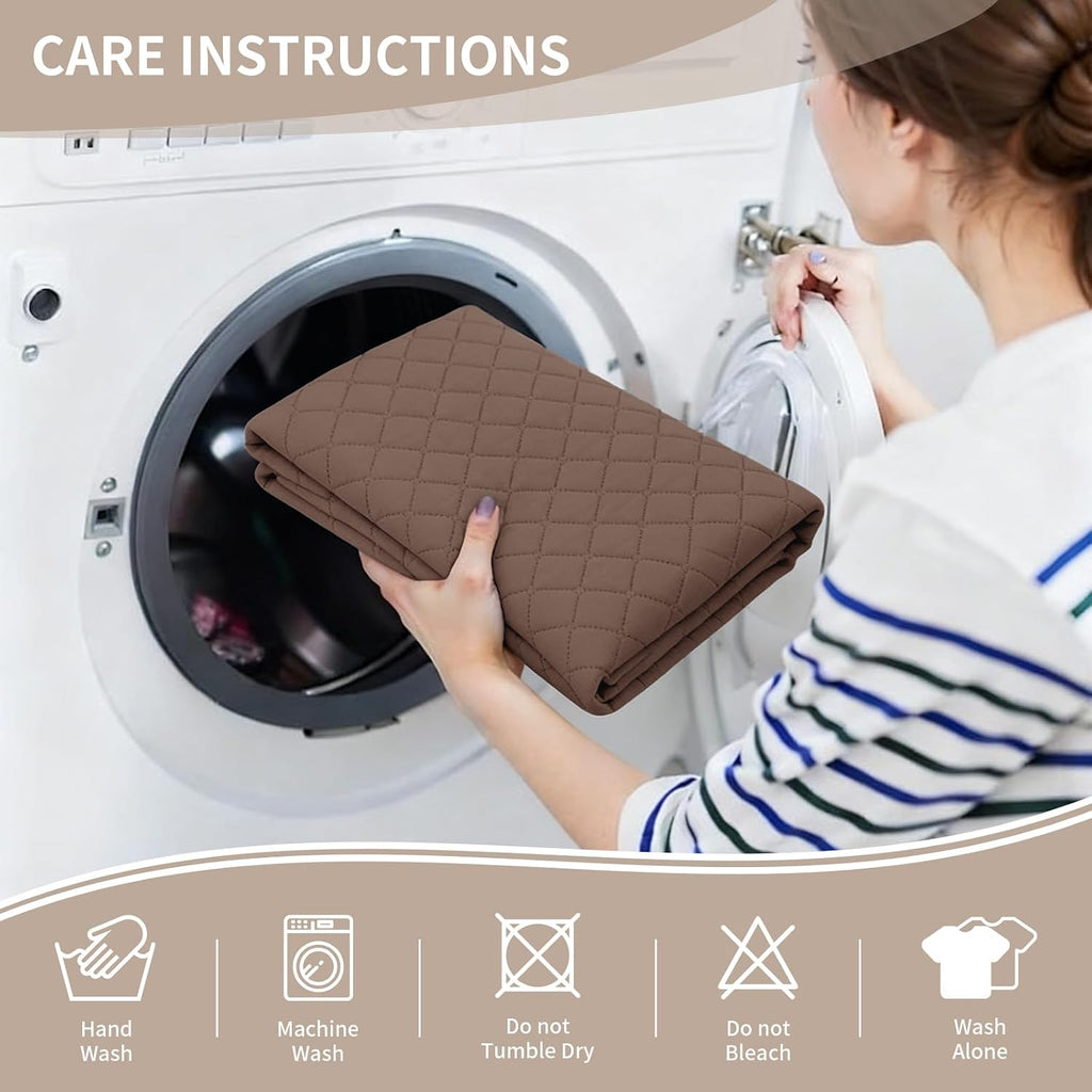 100% Waterproof Recliner Chair Covers 23.6", Non-Slip Recliner Cover for Chair with Pocket Washable Recliner Covers