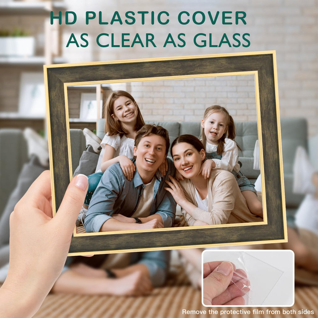 Farmhouse Rustic 4x6 Picture Frames, Multicolor, 4 Pack