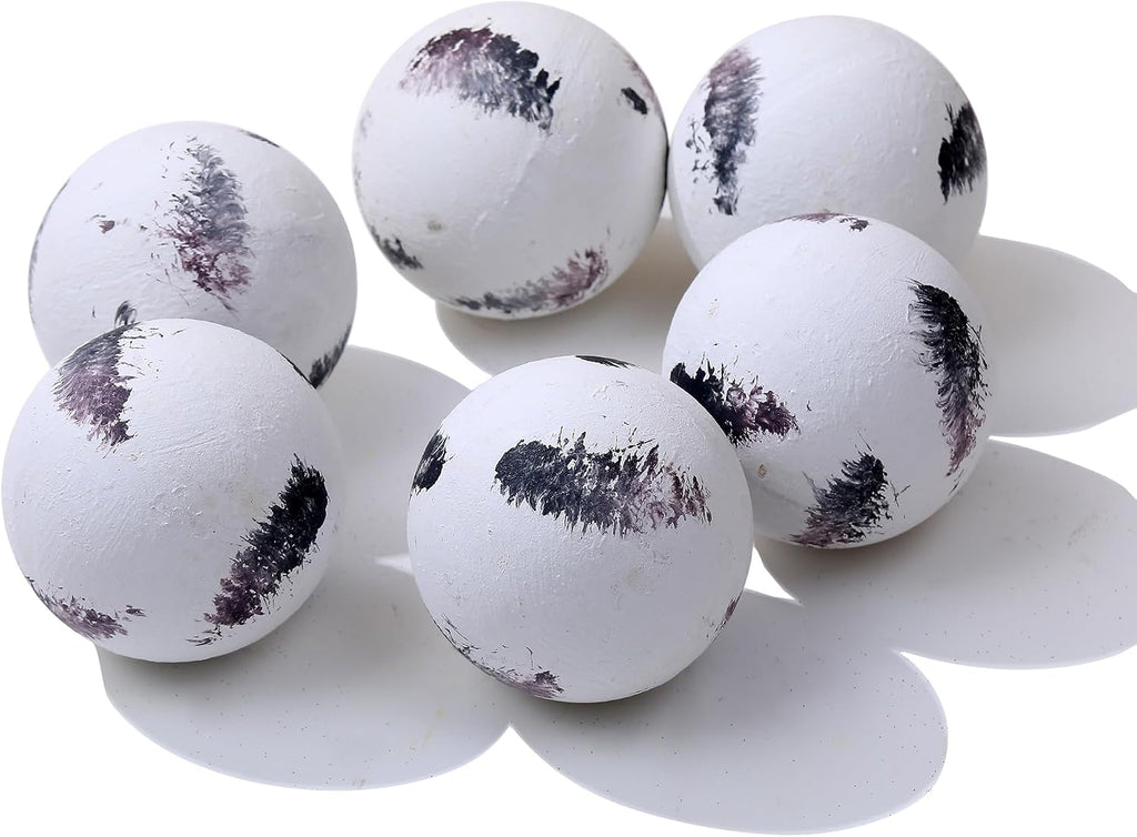 Decorative Orbs for Centerpiece Bowls for Dining Table Decor - Set of 6