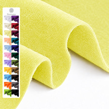 Pale Lime Yellow Soft Felt Sheet, 18" x 36", 1.6mm Acrylic Felt Fabric