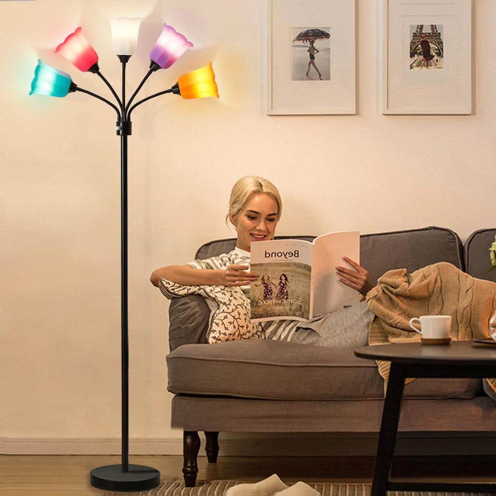 Medusa Floor Lamp, Multi Head Modern Tall Lamp
