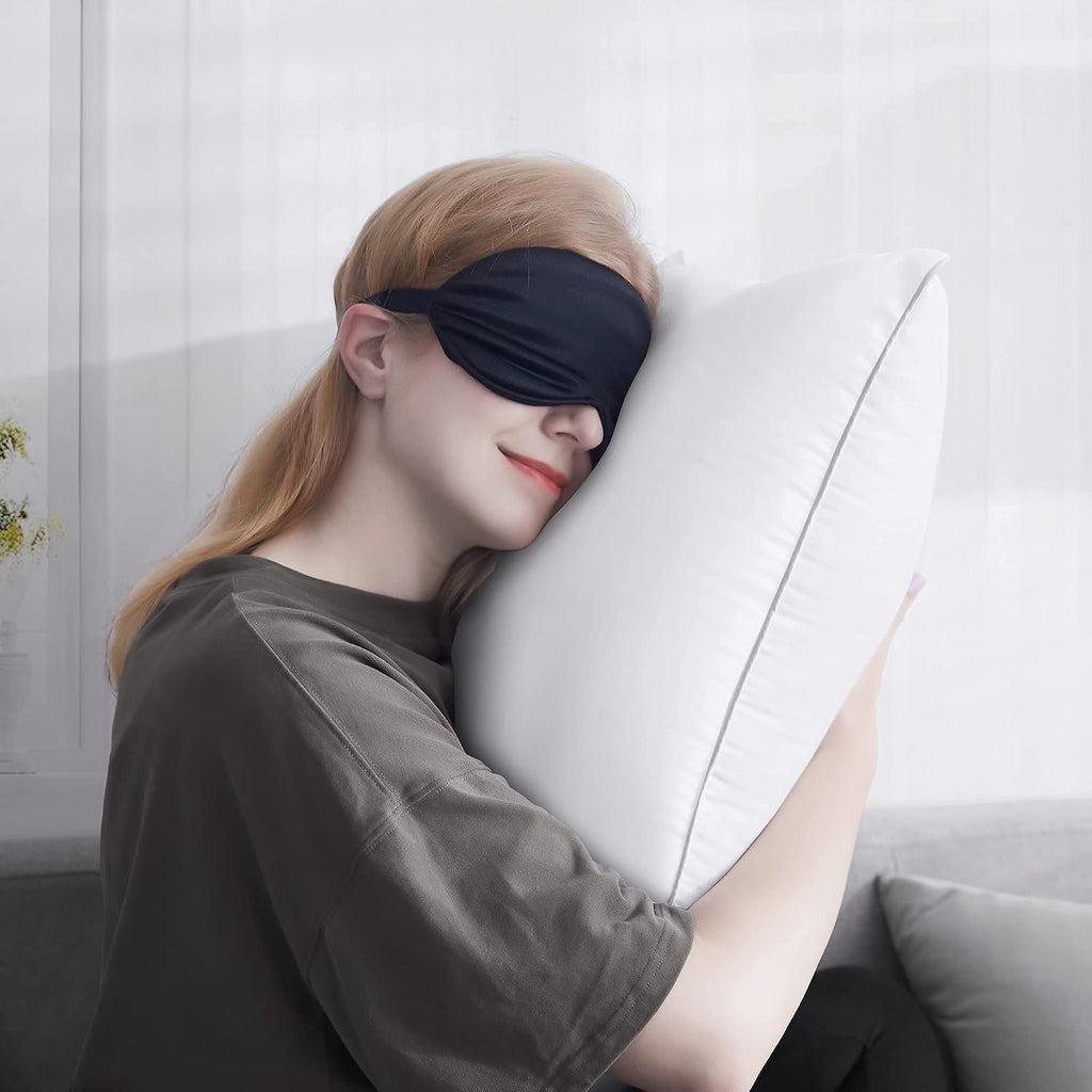 18 x 18 Pillow Inserts () - 18 Inch Square Interior Sofa Throw Pillow with 100% Cotton Cover - Decorative - Set of 2