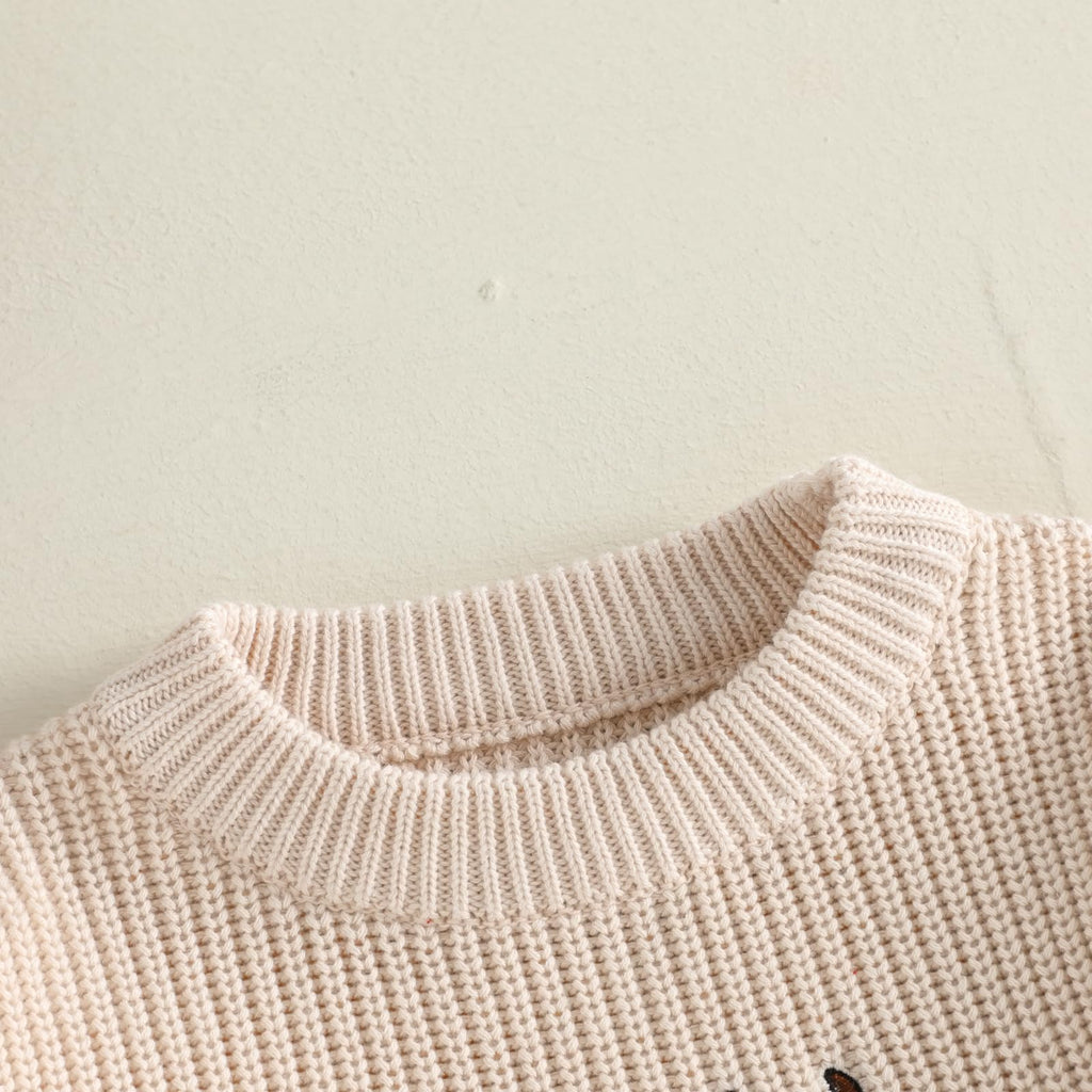 Baby Boy Girl Goose Sweater Long Sleeve Just A Goose Fall Knitwear (Christmas Apricot A, )