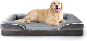Orthopedic Large Dog Bed, Waterproof Washable L Pet Bed