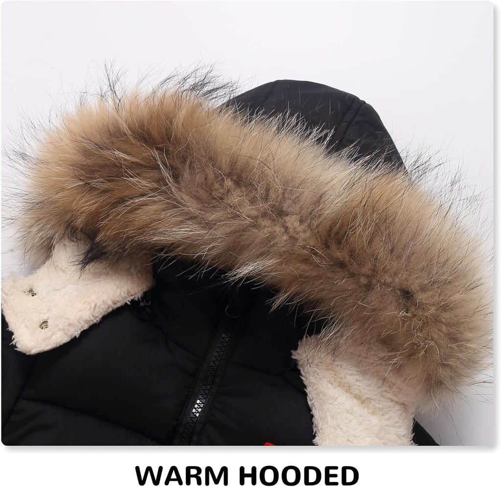 Toddler Winter Puffer Jacket Infant Coat Hoodie Girl Boy Clothes