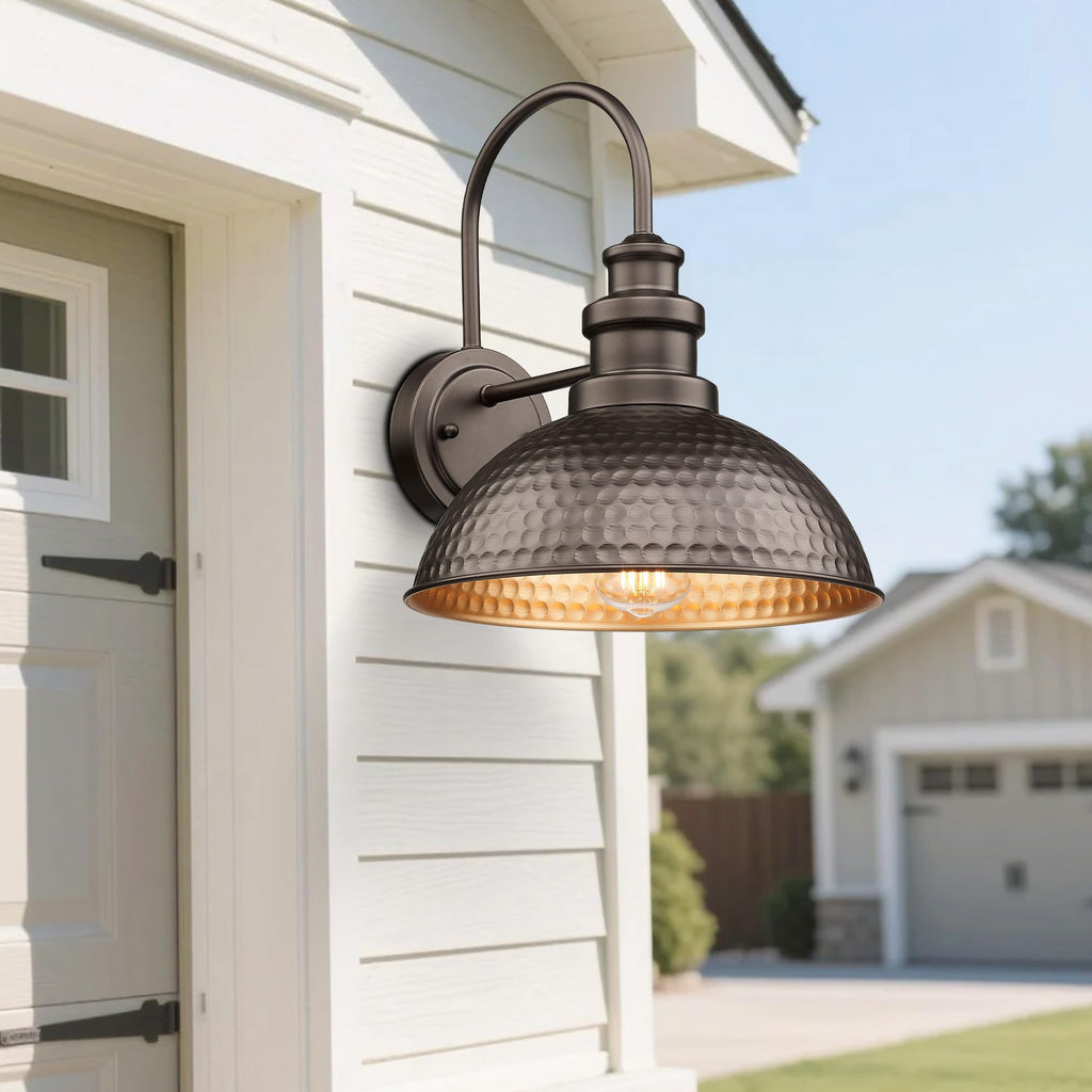 Farmhouse Barn Lights - Rustic Wall Sconce, Exterior Outdoor Mounted Lighting Fixture, Vintage Wall Light, Porch