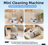 Portable Mini Washing Machine, White, 2L Capacity, Digital Touch Control, Compact Design for Underwear and Delicates
